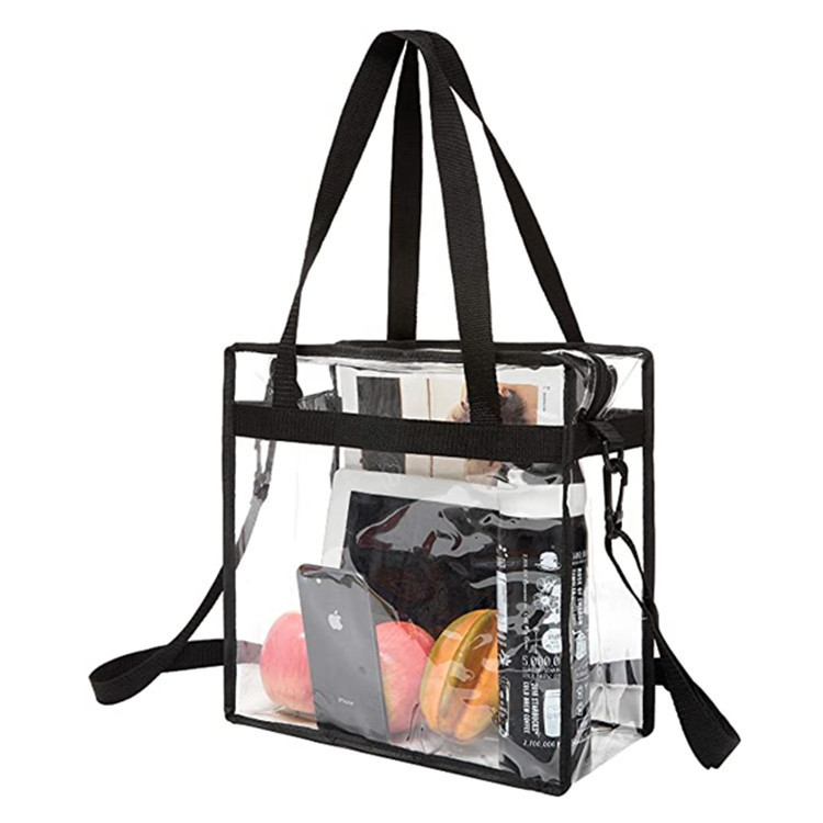 Clear Stadium Approved Tote bag with zipper 6