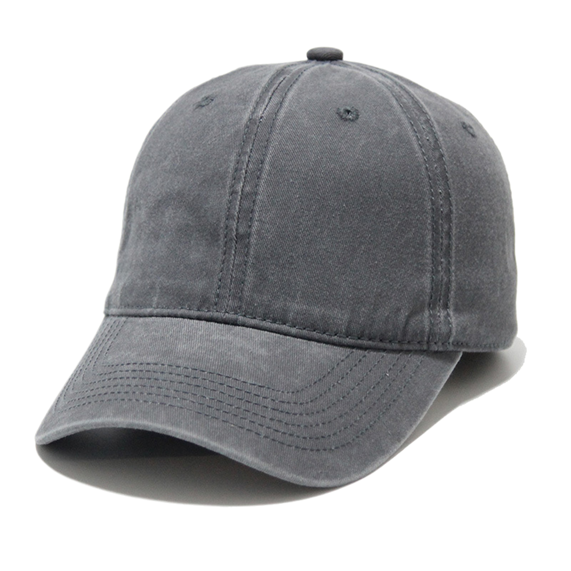 MOQ50 Custom Vintage Denim Duckbill Caps 8