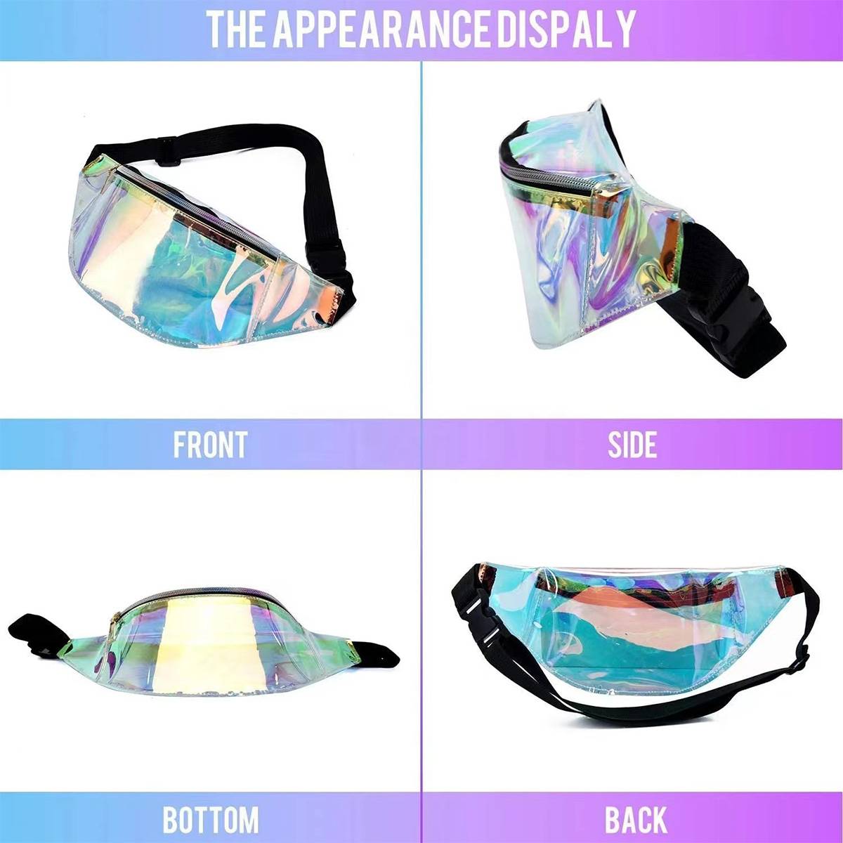 Ladies Pvc Crossbody Bag Laser 4