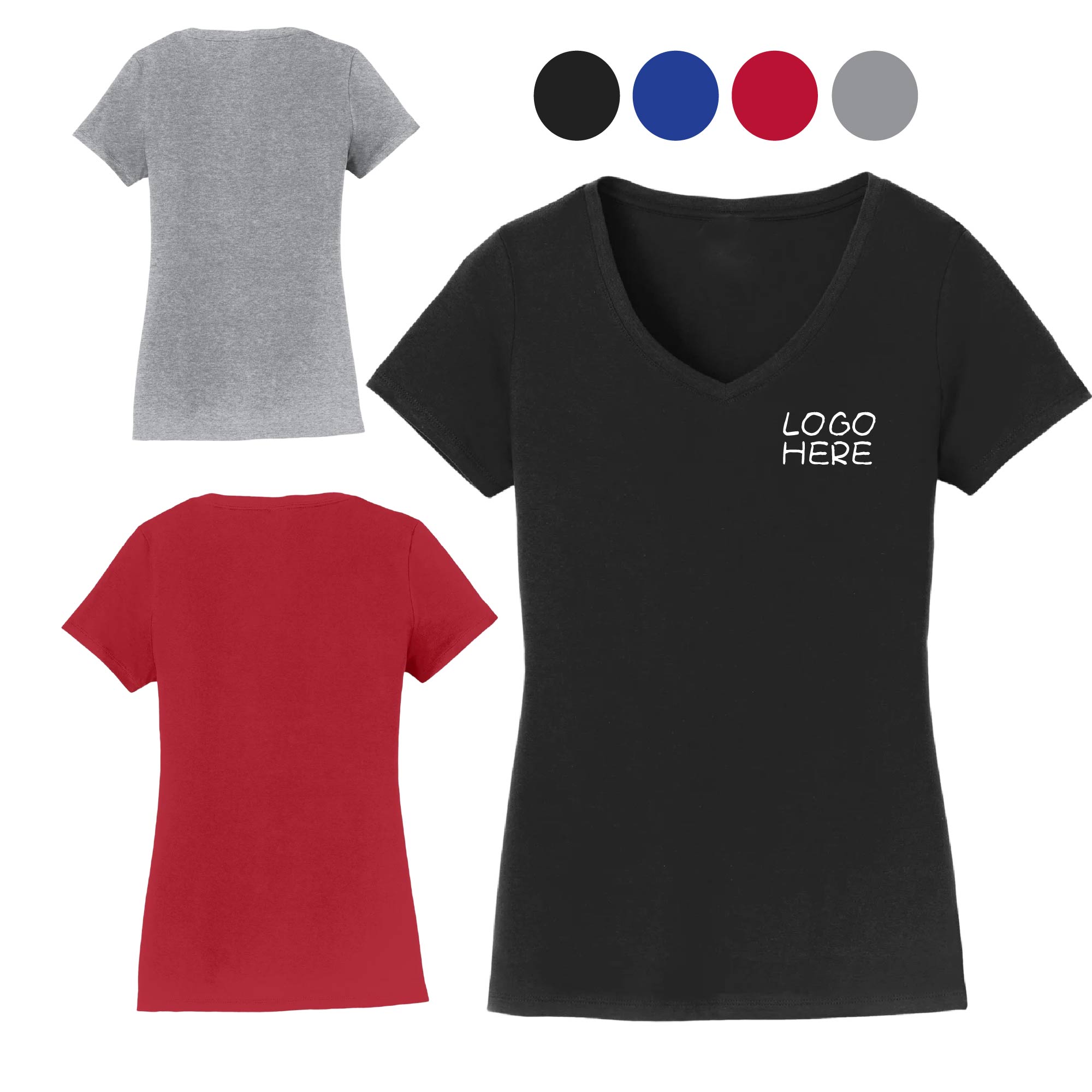 Women`s V-Neck Shirt 2
