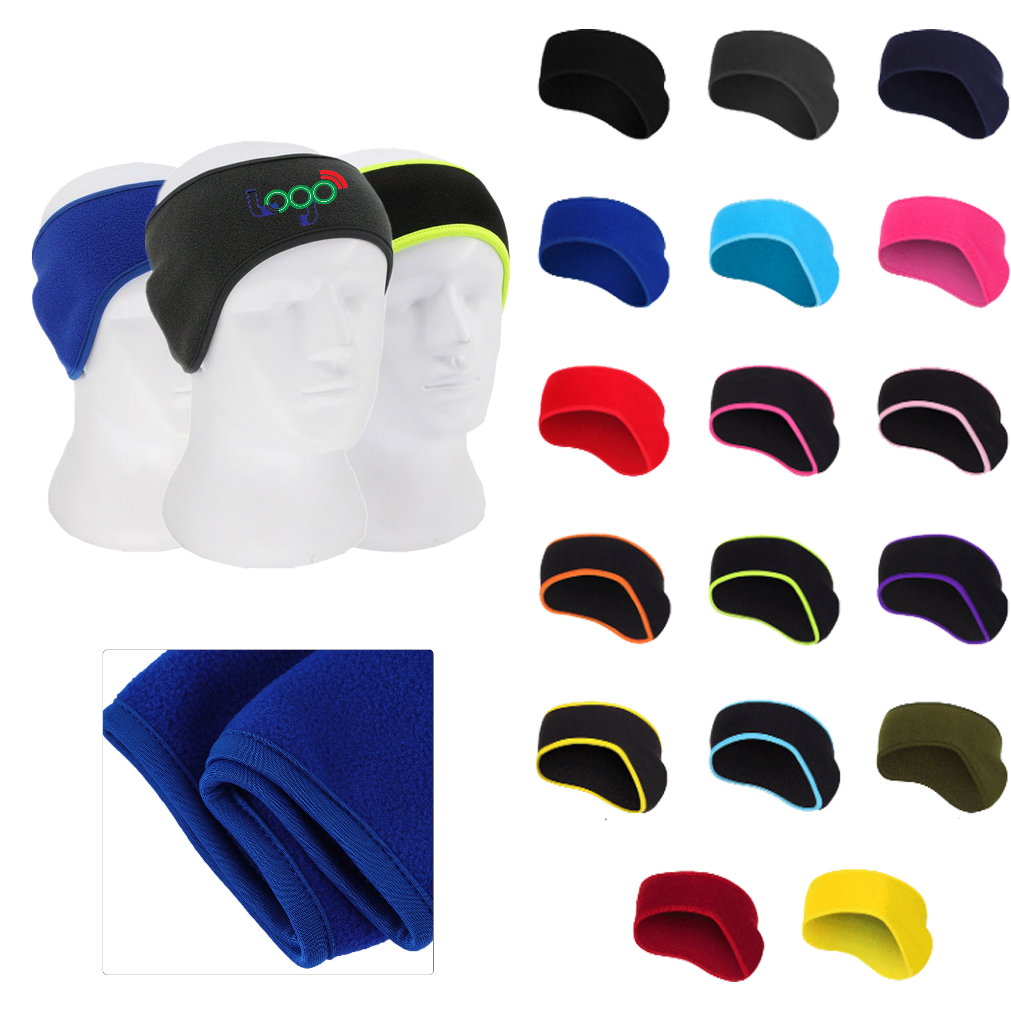 Fleece Ear Warmer Headband 2