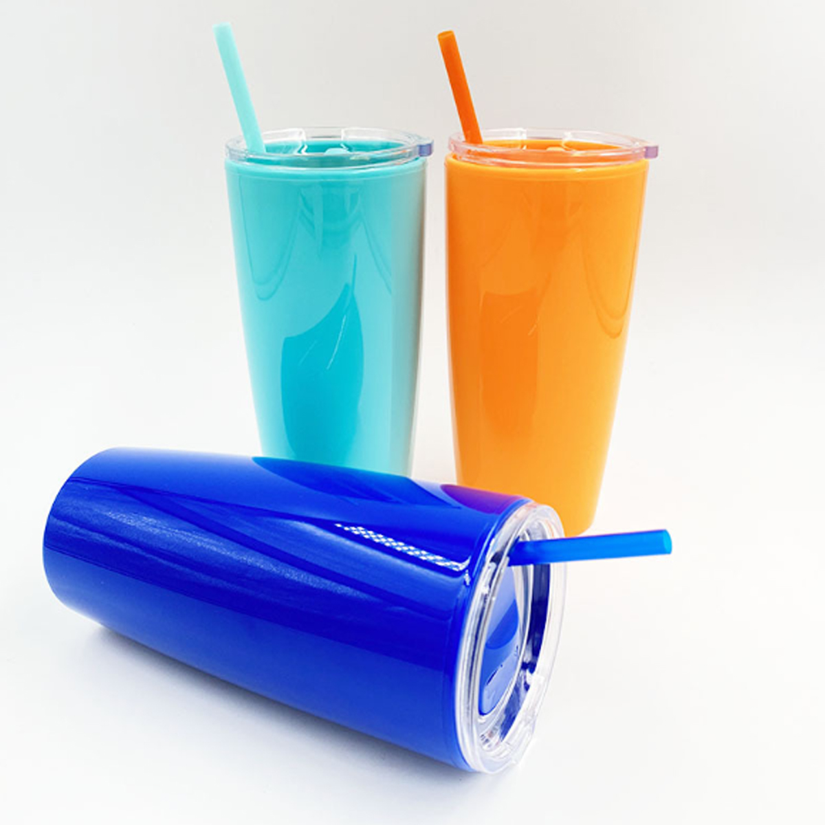 20oz Double Wall Tumbler with Straw 6