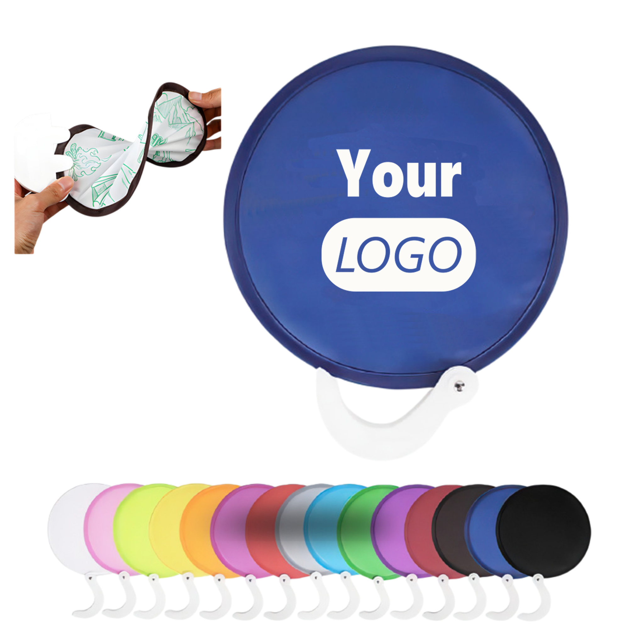 Flying Discs with Fan Feature Collapsible Design and Handle 2