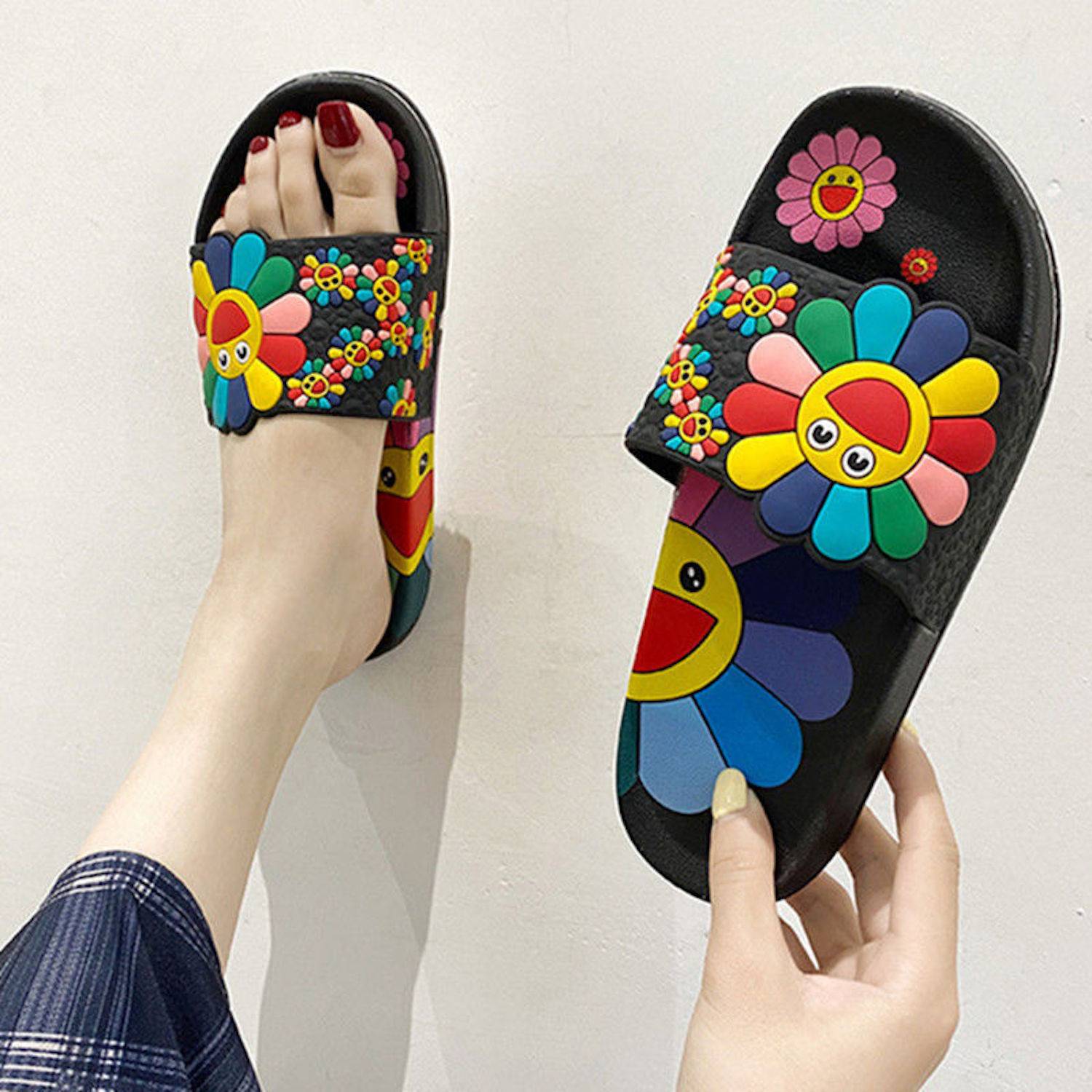 Women Beach Slippers Shower Flip Flops 7