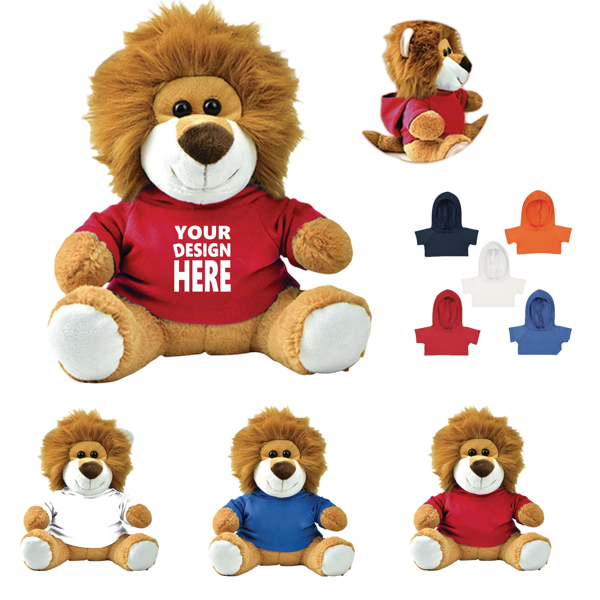 Custom Children Plush Lion Toys 4