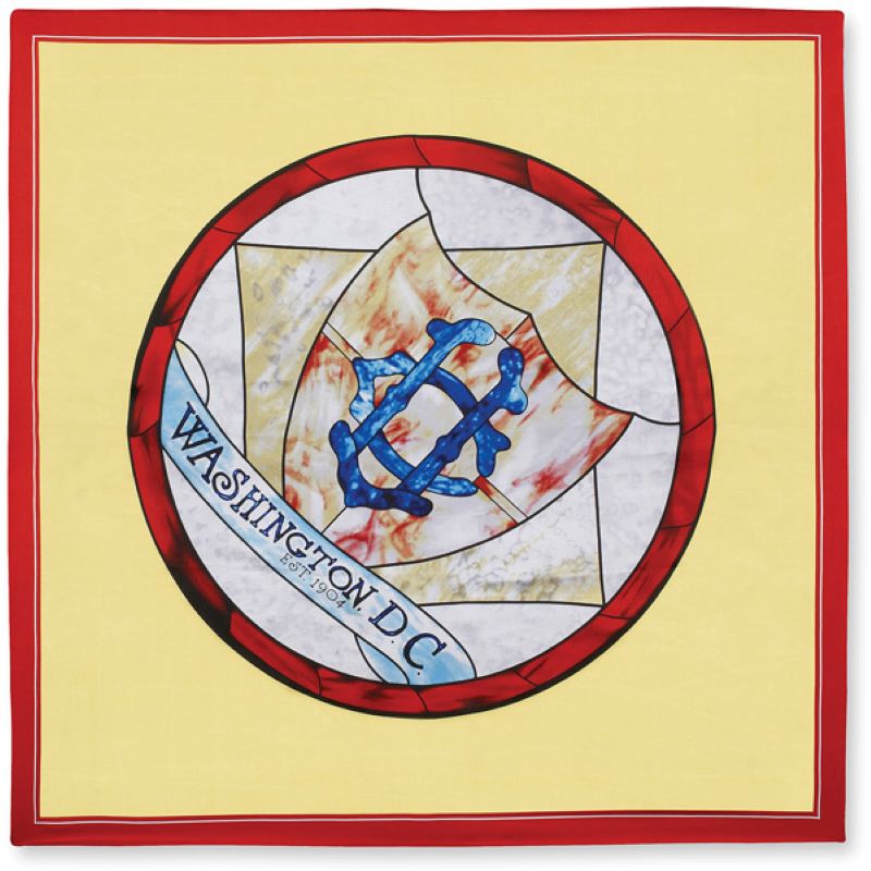 Custom 100% Polyester Wet Dye Scarf (21"x21") 1