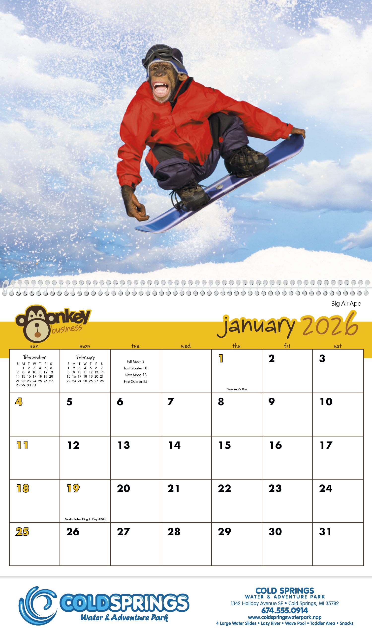 Triumph® Calendars Monkey Business Calendar 14