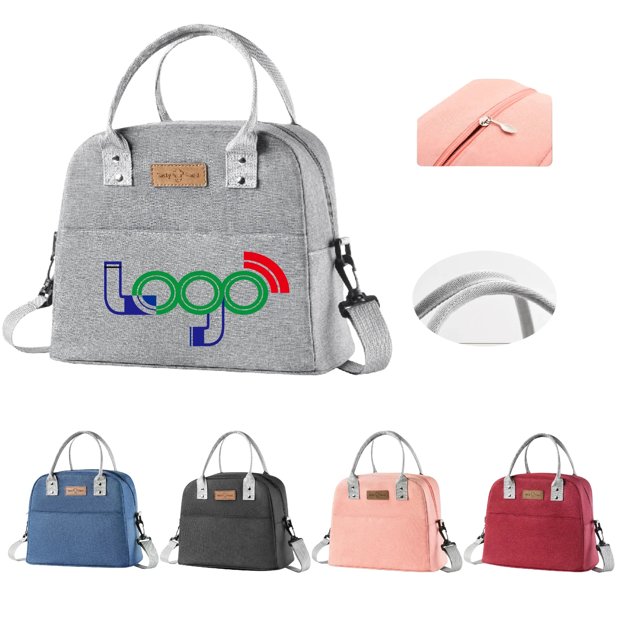 Terylene Insulated Lunch Bag MOQ 20PCS 12