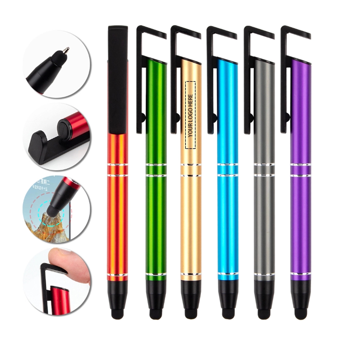 Sleek Write Stylus Pen With Phone Stand 2