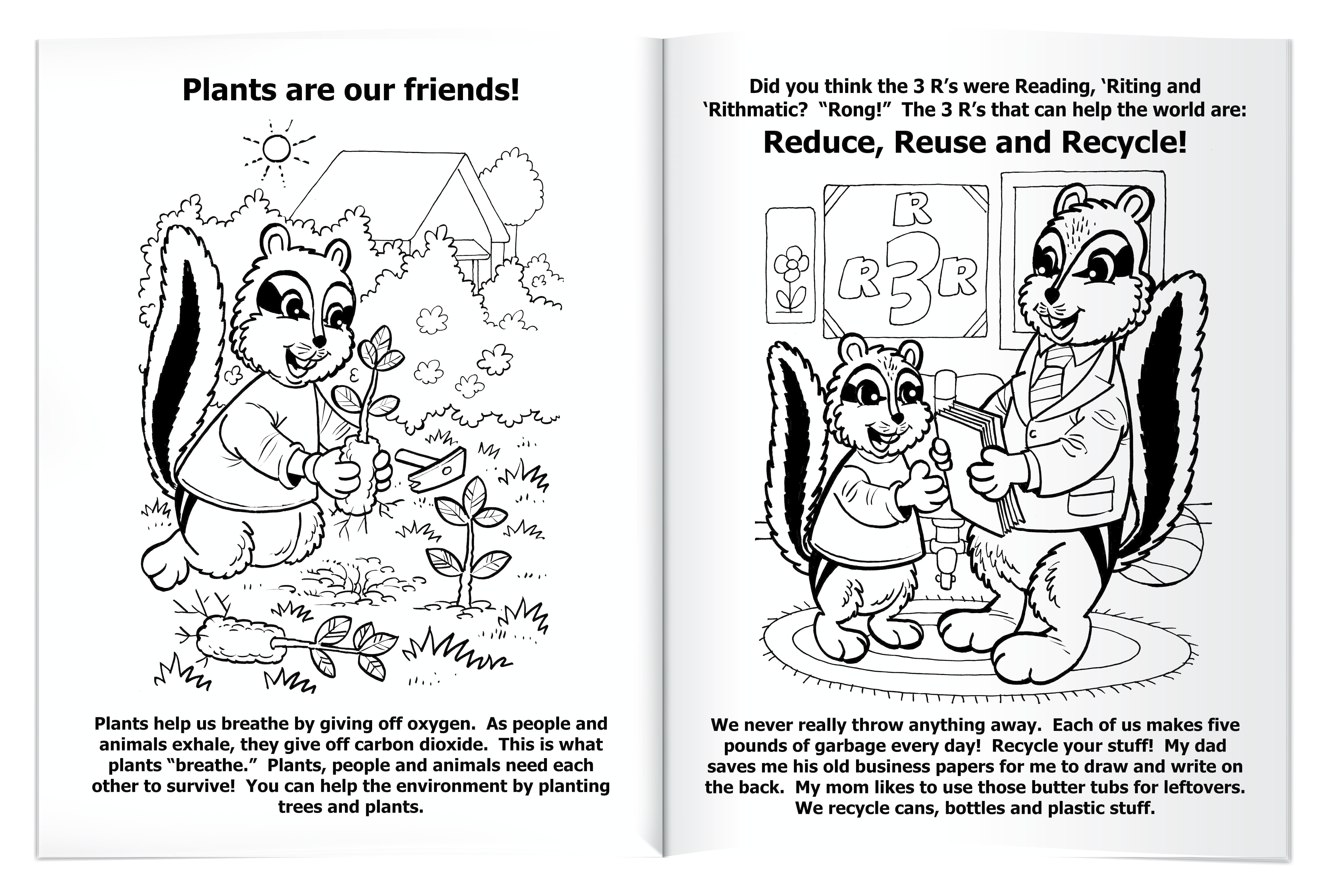 Coloring Book - Kids Care for a Clean Environment 2