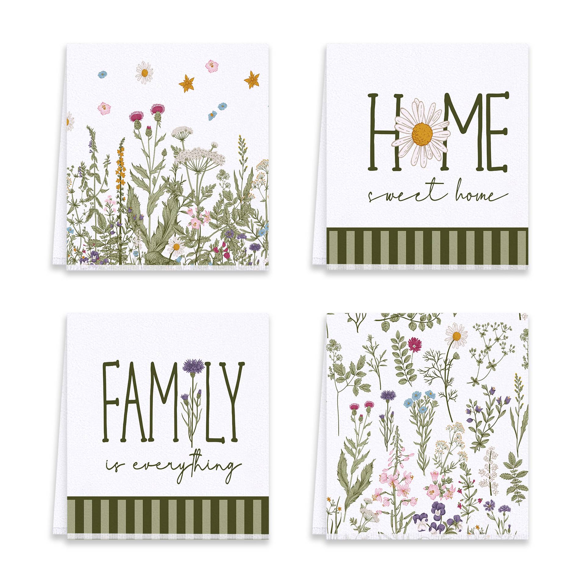 4-Piece Colorful Kitchen Towel 5