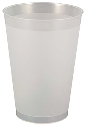 12 oz. Frosted Translucent Plastic Stadium Cup with Automated Silkscreen Imprint 9