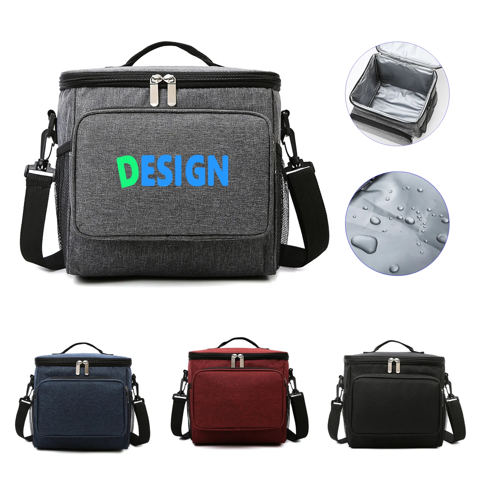 Waterproof Cooler Insulated Lunch Bag MOQ 50 PCS 2
