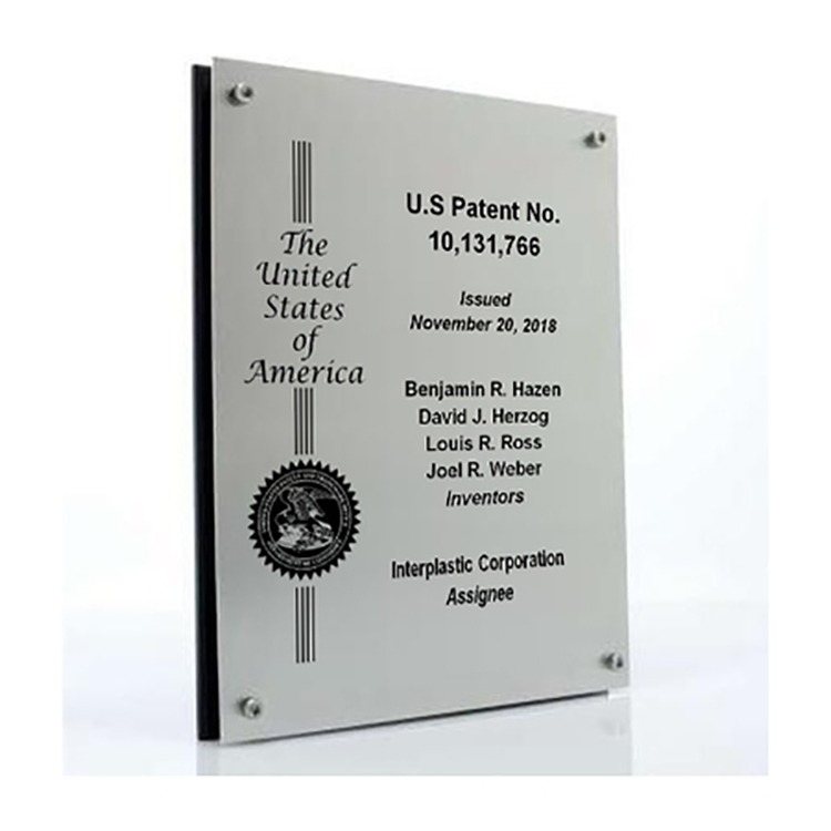 Keystone Patent Award Plaque