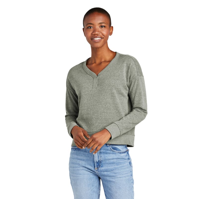 District Women's Perfect Tri Fleece V-Neck Sweatshirt 14