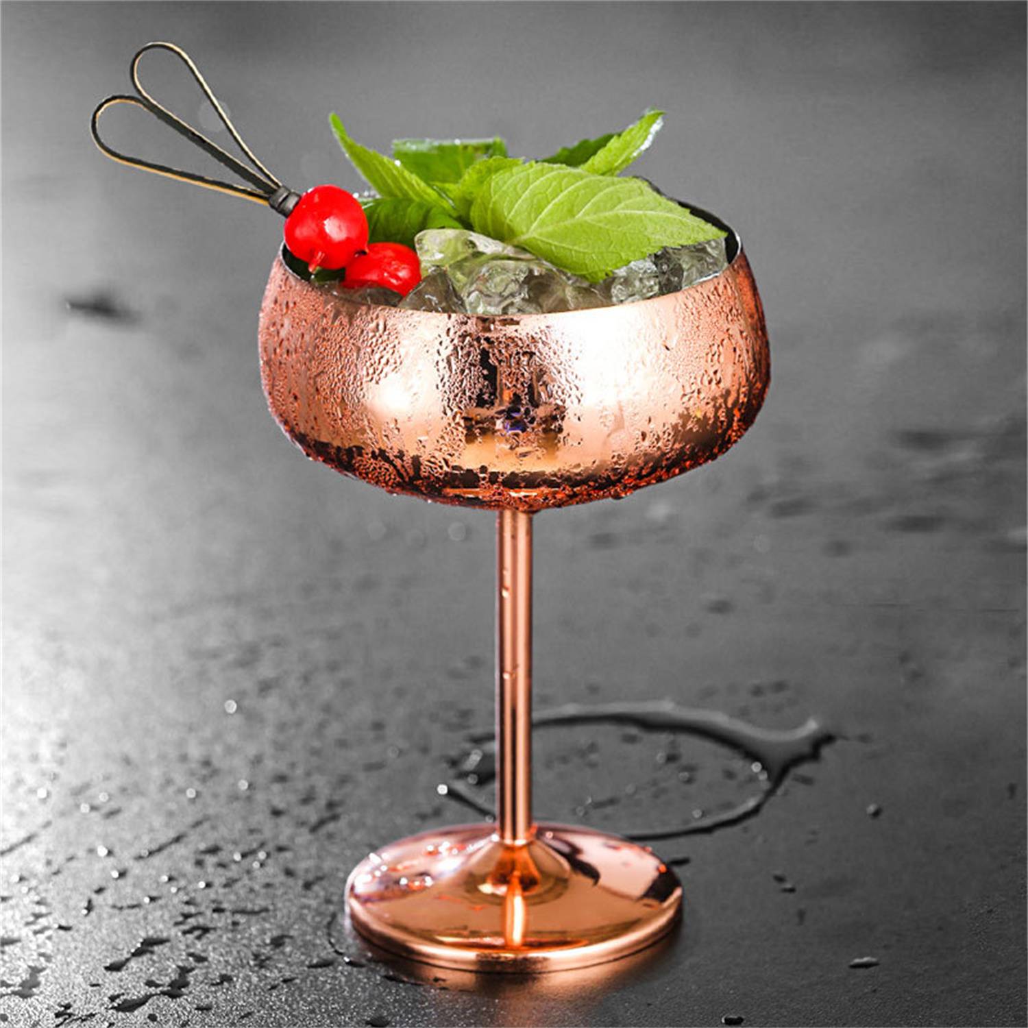 15 oz Copper Cocktail Glasses 3