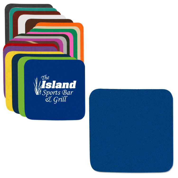 4" Square Foam Coaster 11