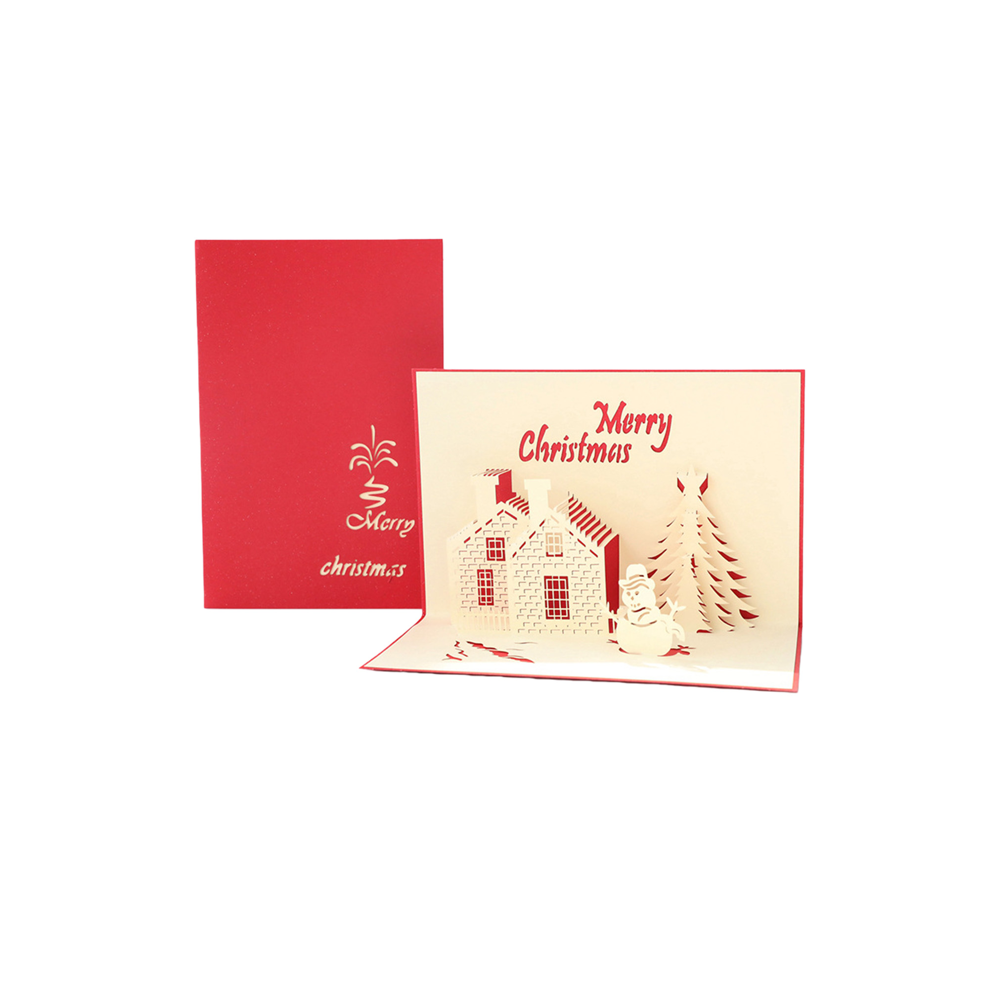 Custom Logo 3D Christmas Card 7