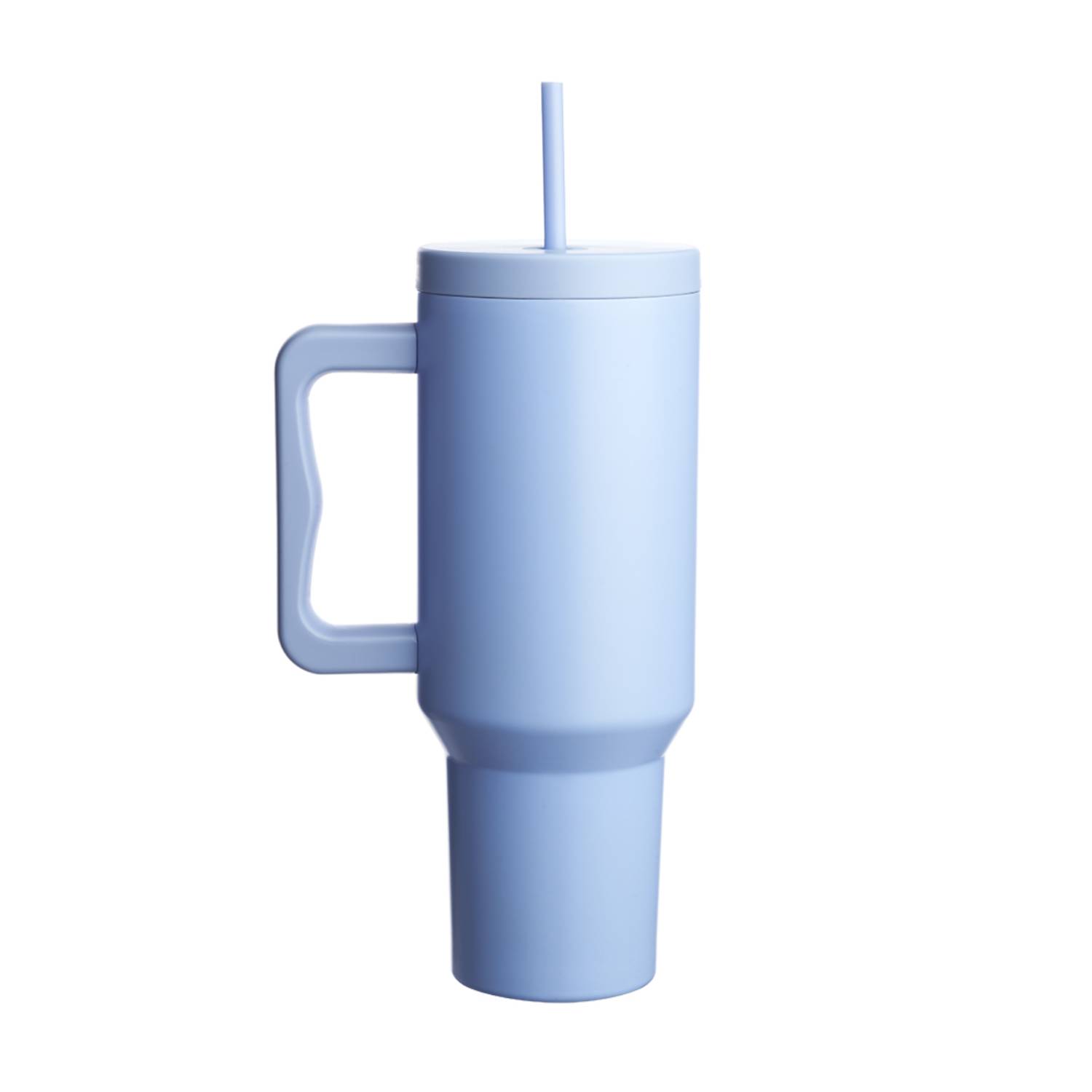 Stainless Steel Tumbler with Handle and Straw, 40 oz. 2