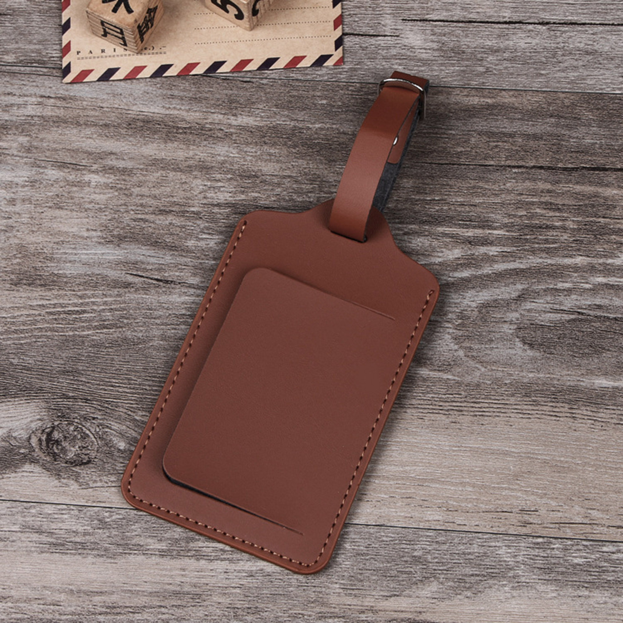 PU Leather Luggage Bag Tag 12