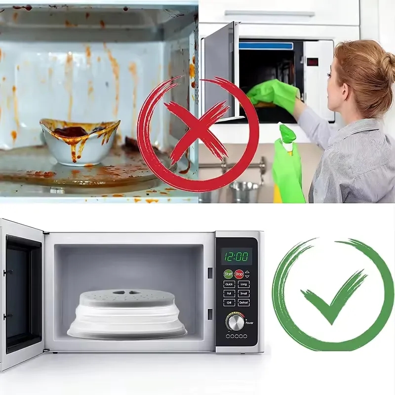 Collapsible Microwave Cover 4
