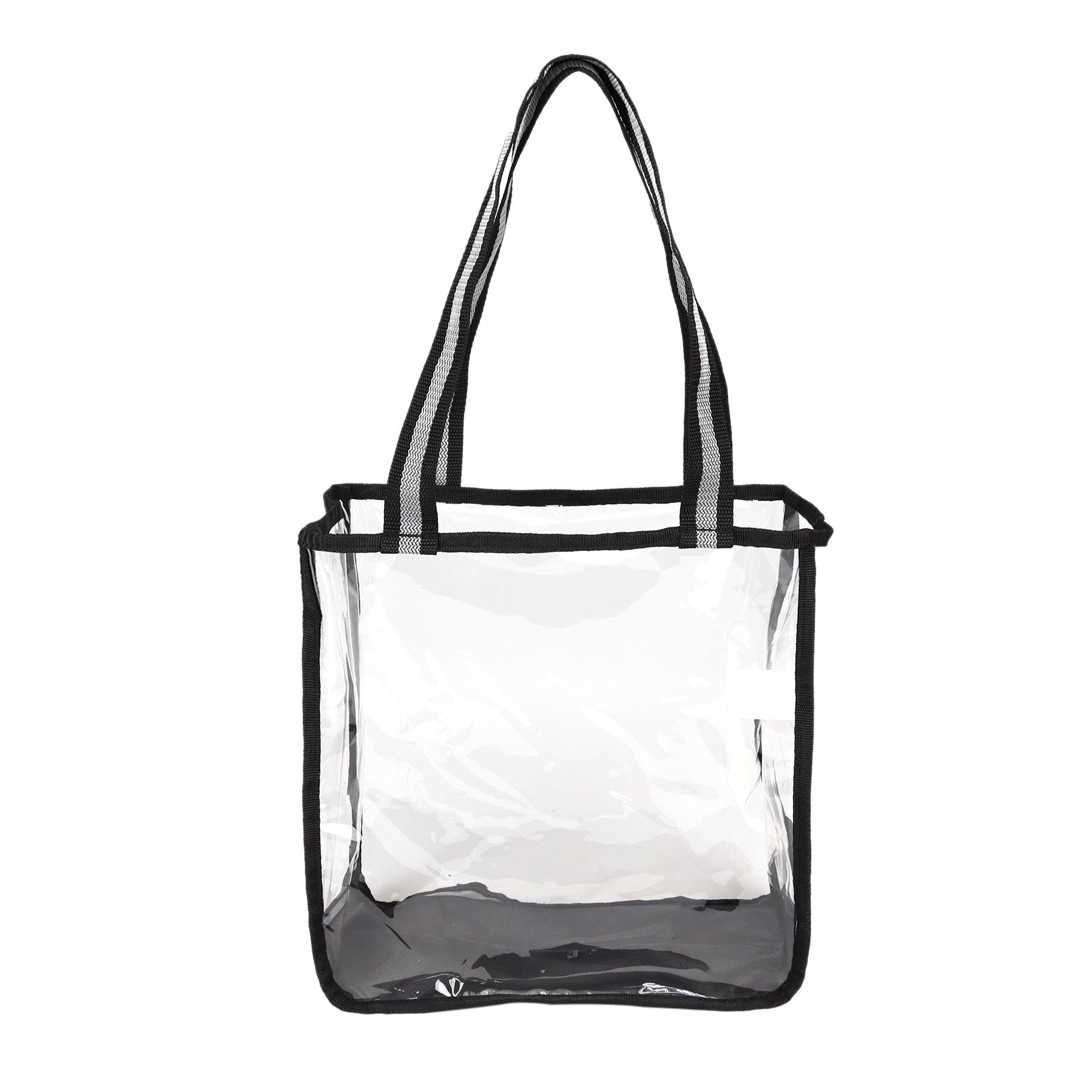Clear Shopping Striped Tote bag 12