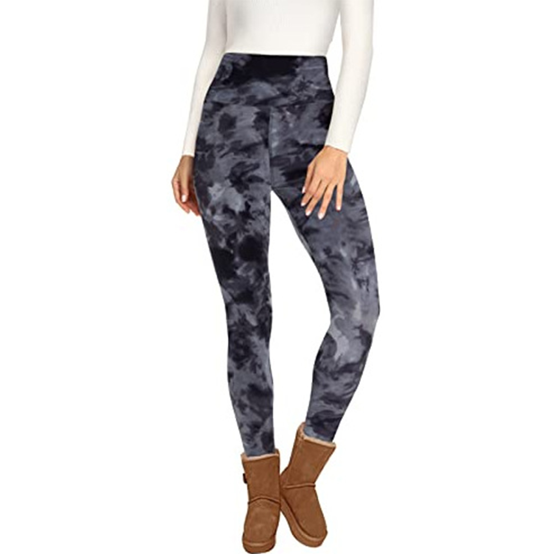Women Fleece Lined Waist Winter Thermal Yoga Leggings 16