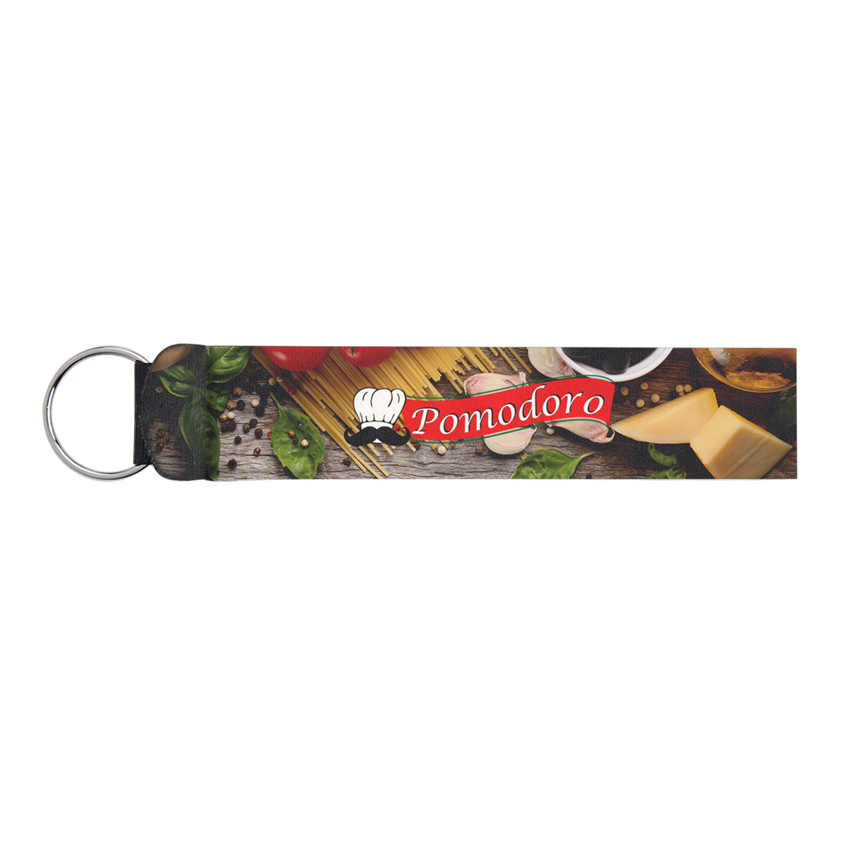 Neoprene Wristband With Key Ring 3