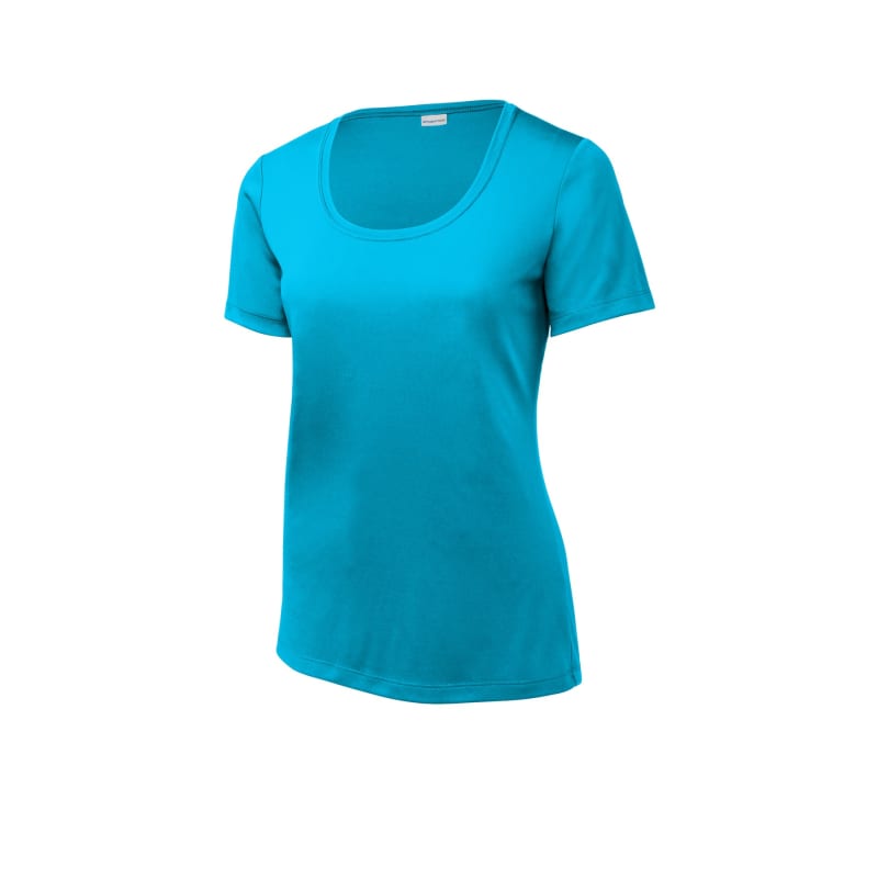 Sport-Tek Women's Posi-UV Pro Scoop Neck Tee. 14