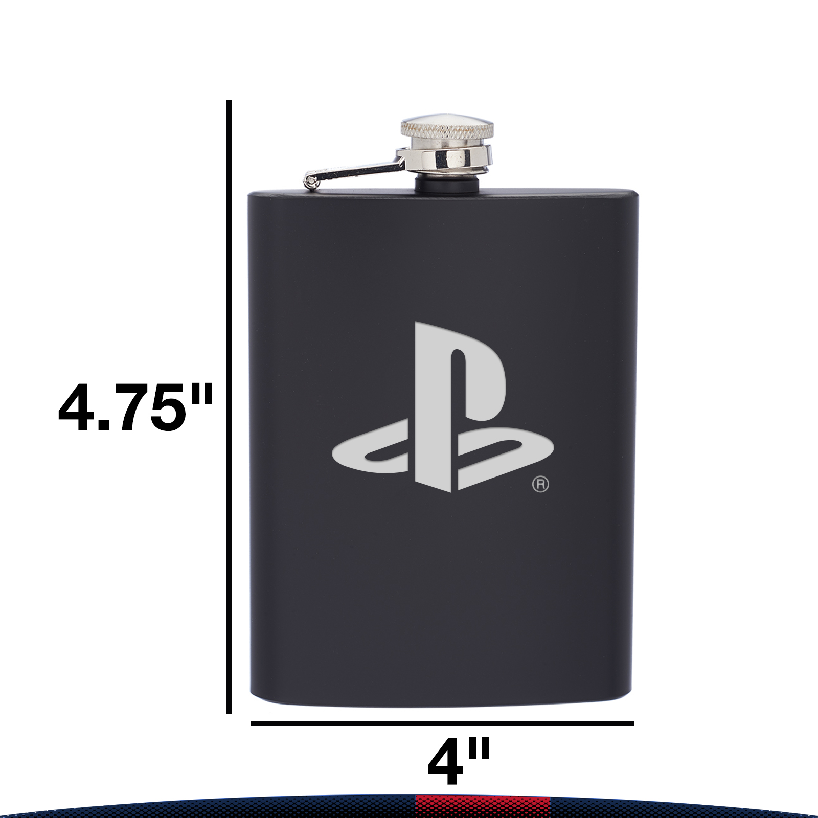 8 oz. Chiam Stainless Steel Hip Flasks 2
