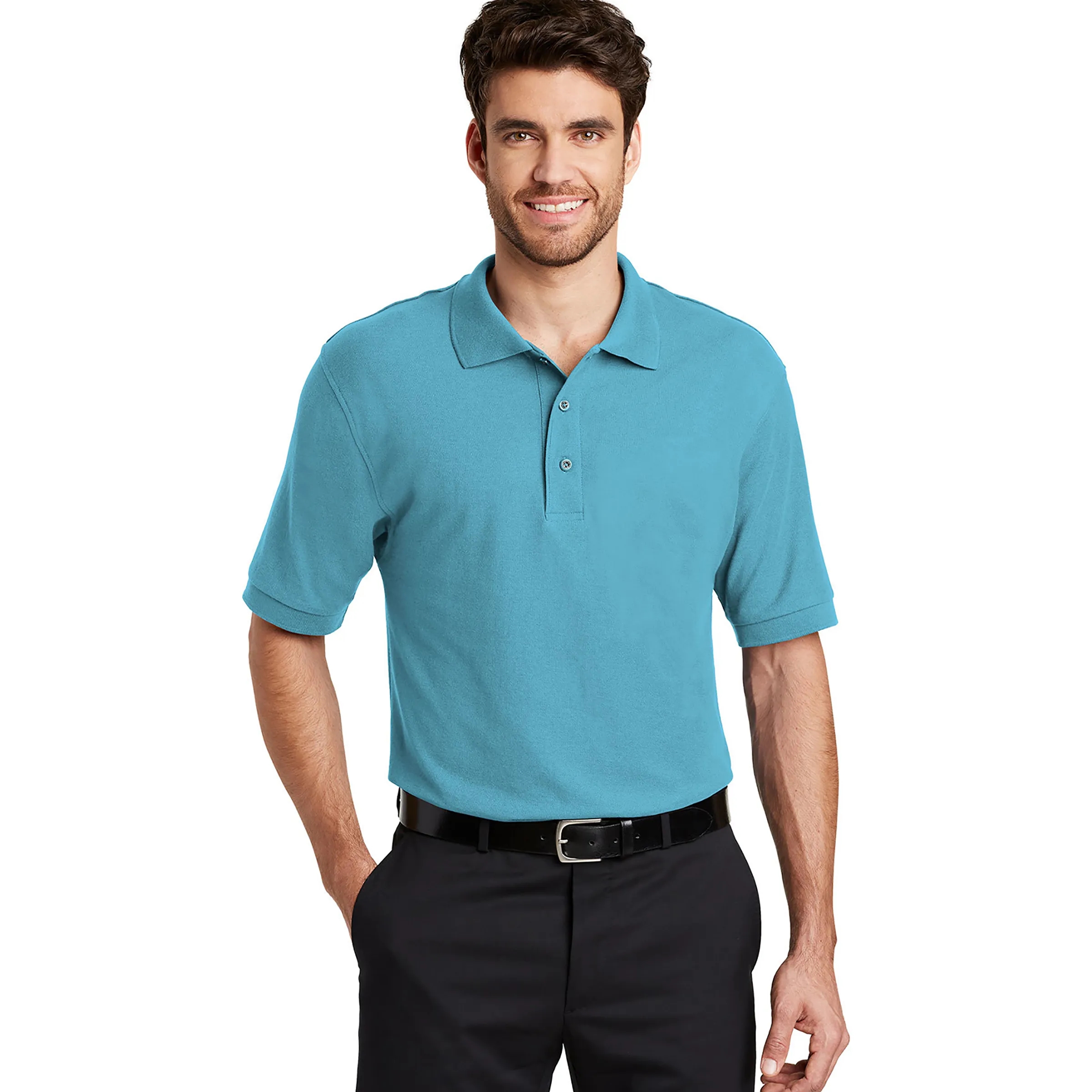 PORT AUTHORITY(R) SILK TOUCH(TM) POLO 107