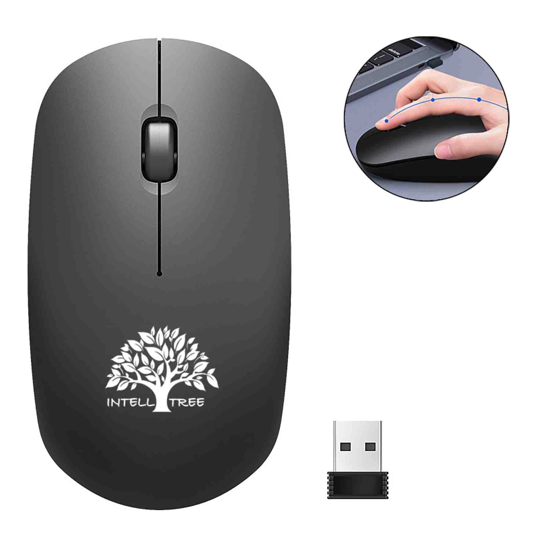 Portable Computer Wireless Mouse With Usb Receiver 5