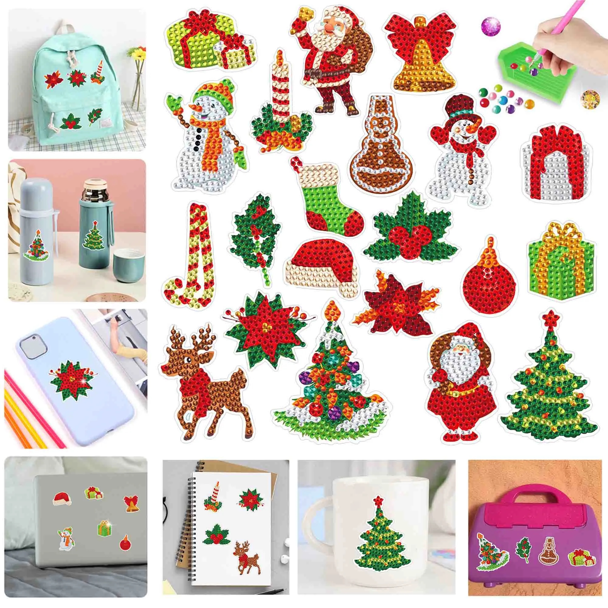 Christmas 5D Diamond Painting Stickers