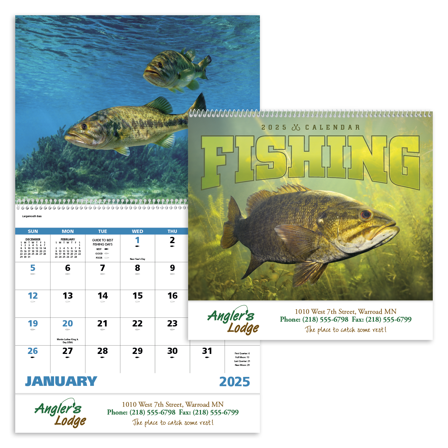 Good Value™ Fishing - Spiral Calendar 3