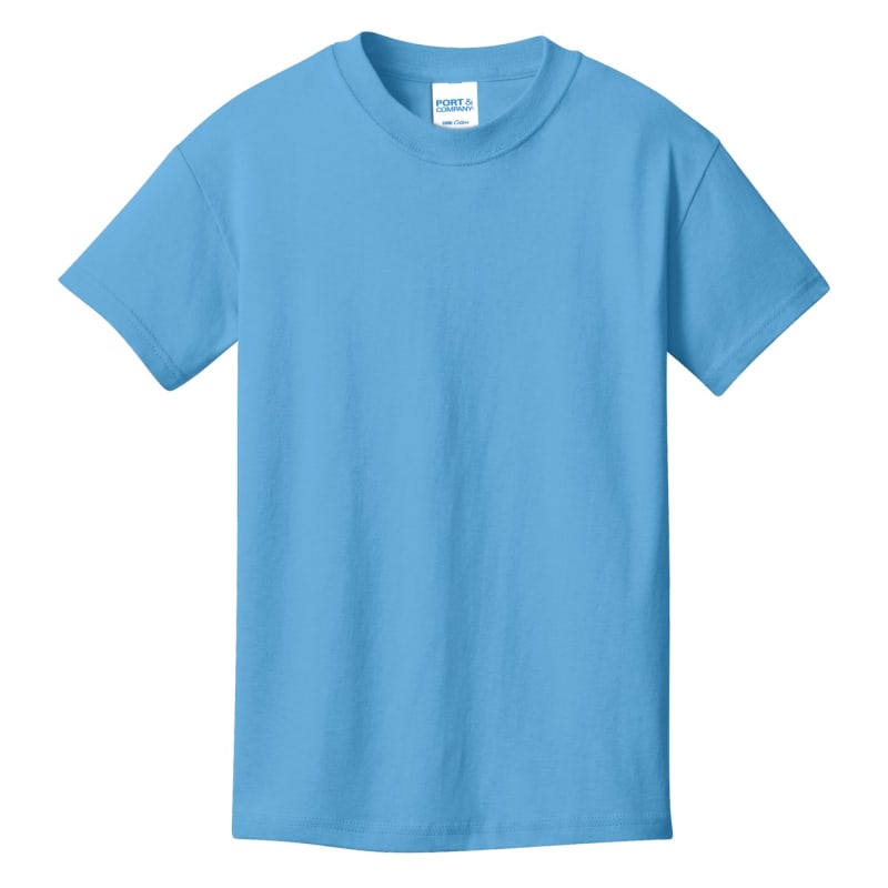 Port & Company - Youth Core Cotton Tee. 166
