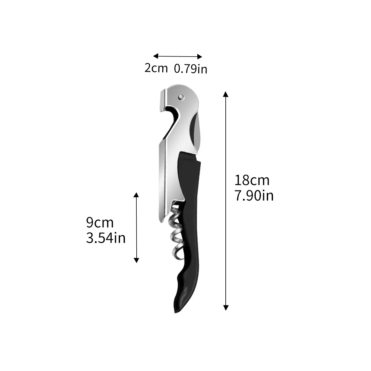 Professional Wine Opener with Foil Cutter & Corkscrew 1