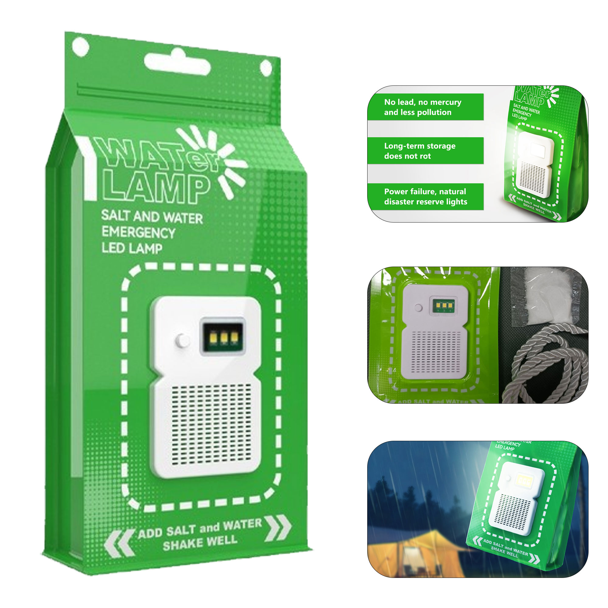 LED Saltwater Battery-Free Emergency Light 3