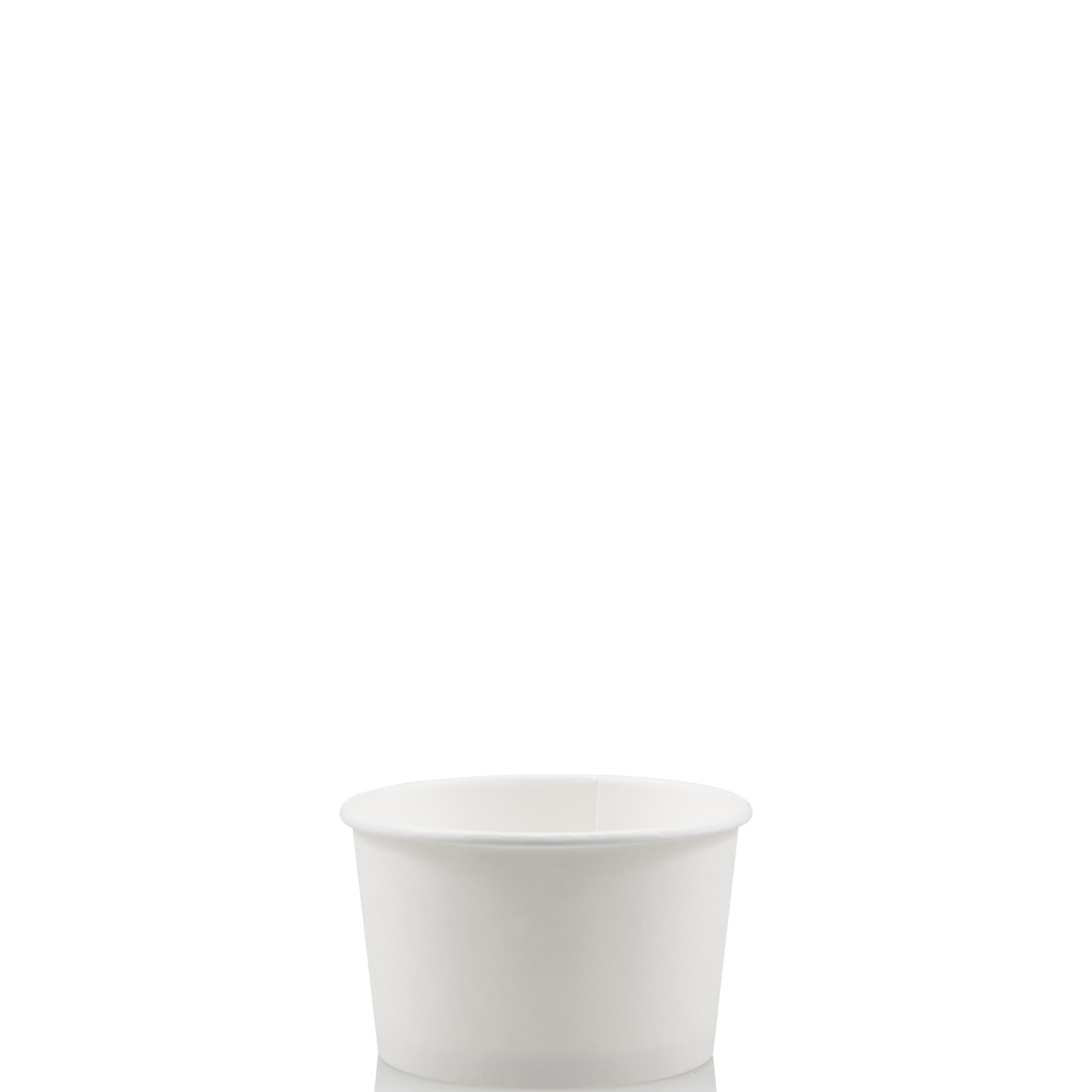 8 oz Food Container Paper White Digital Print 1