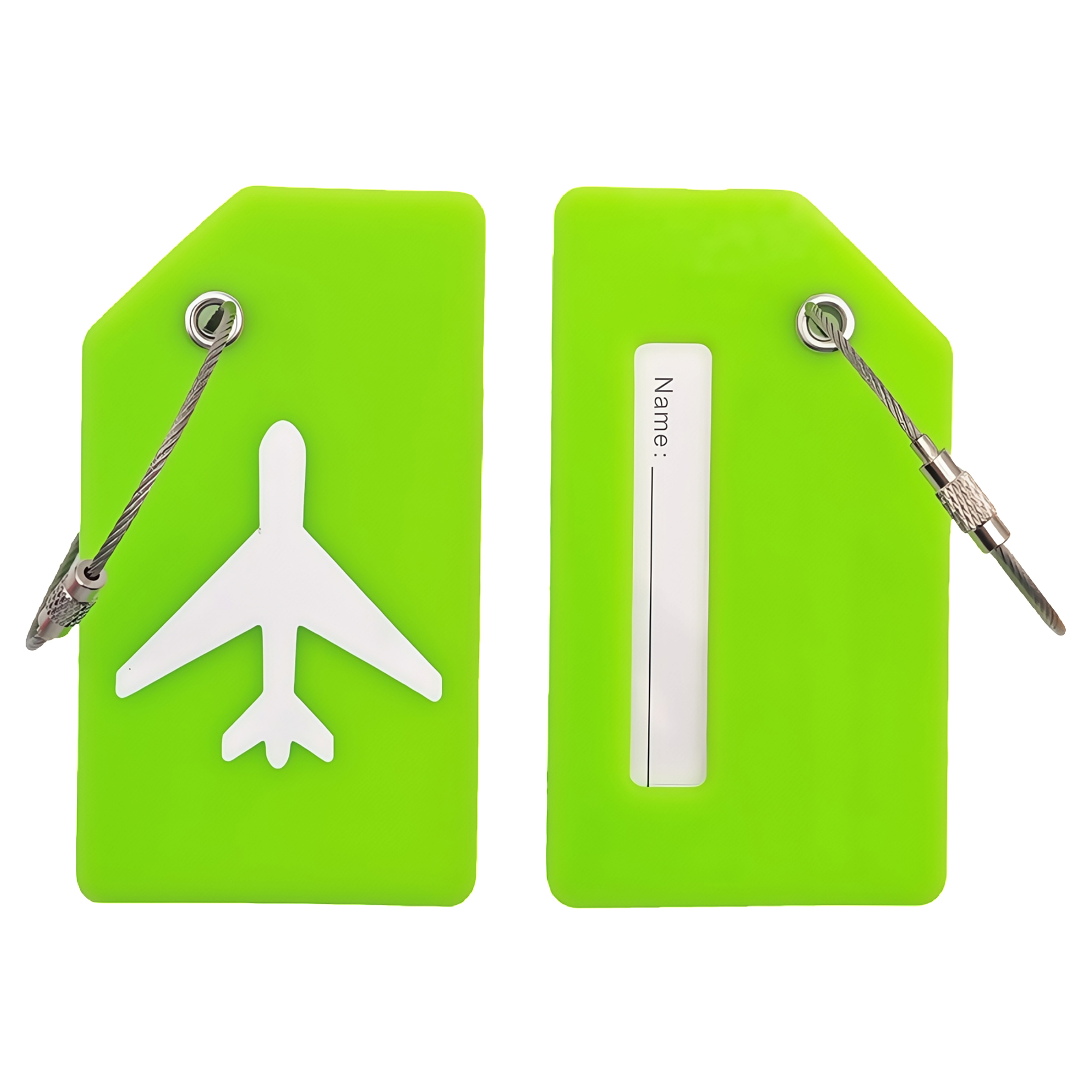 Durable Silicone Luggage Tag with Card Slot 8