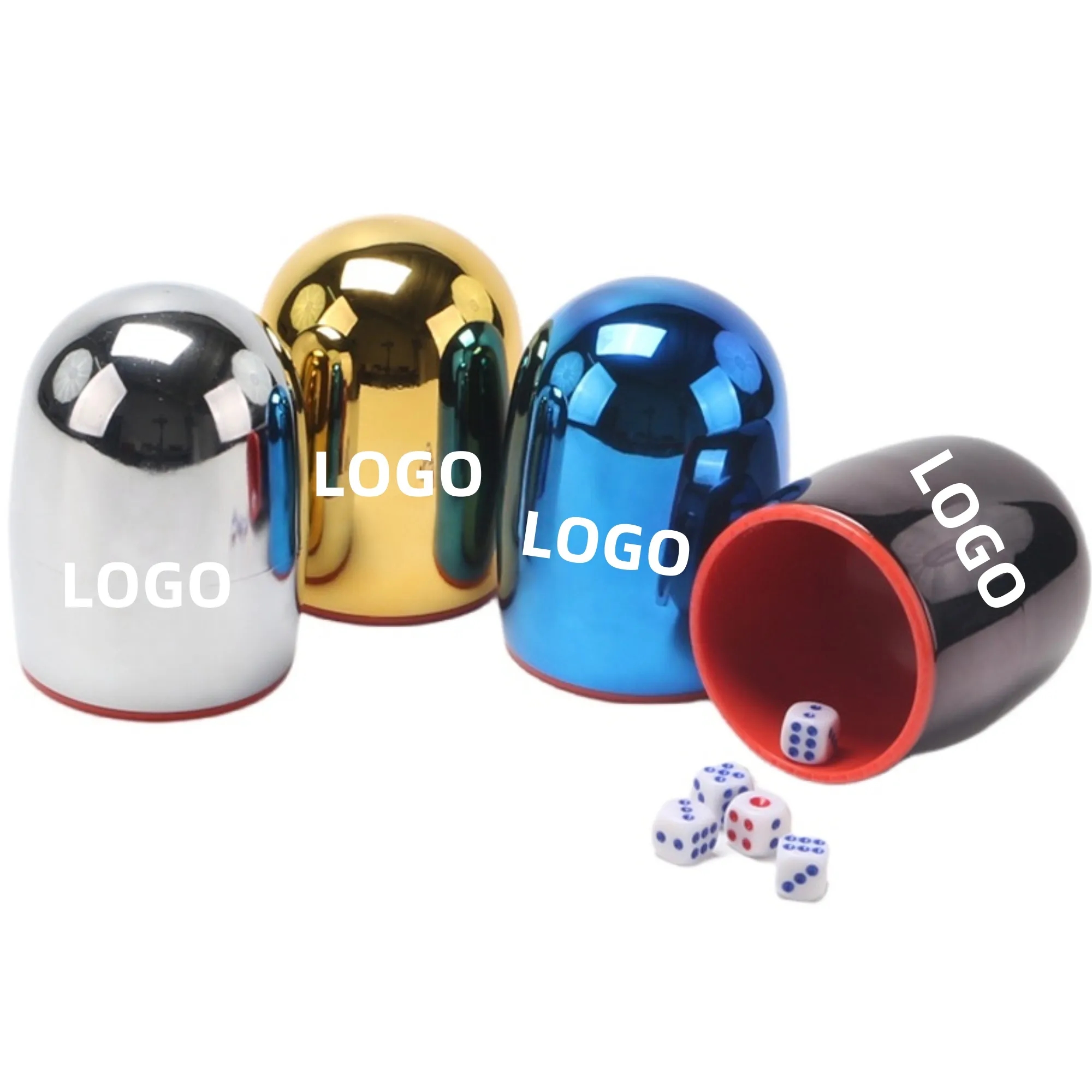 Plastic Dice Cup Set For Bar Entertainment Game