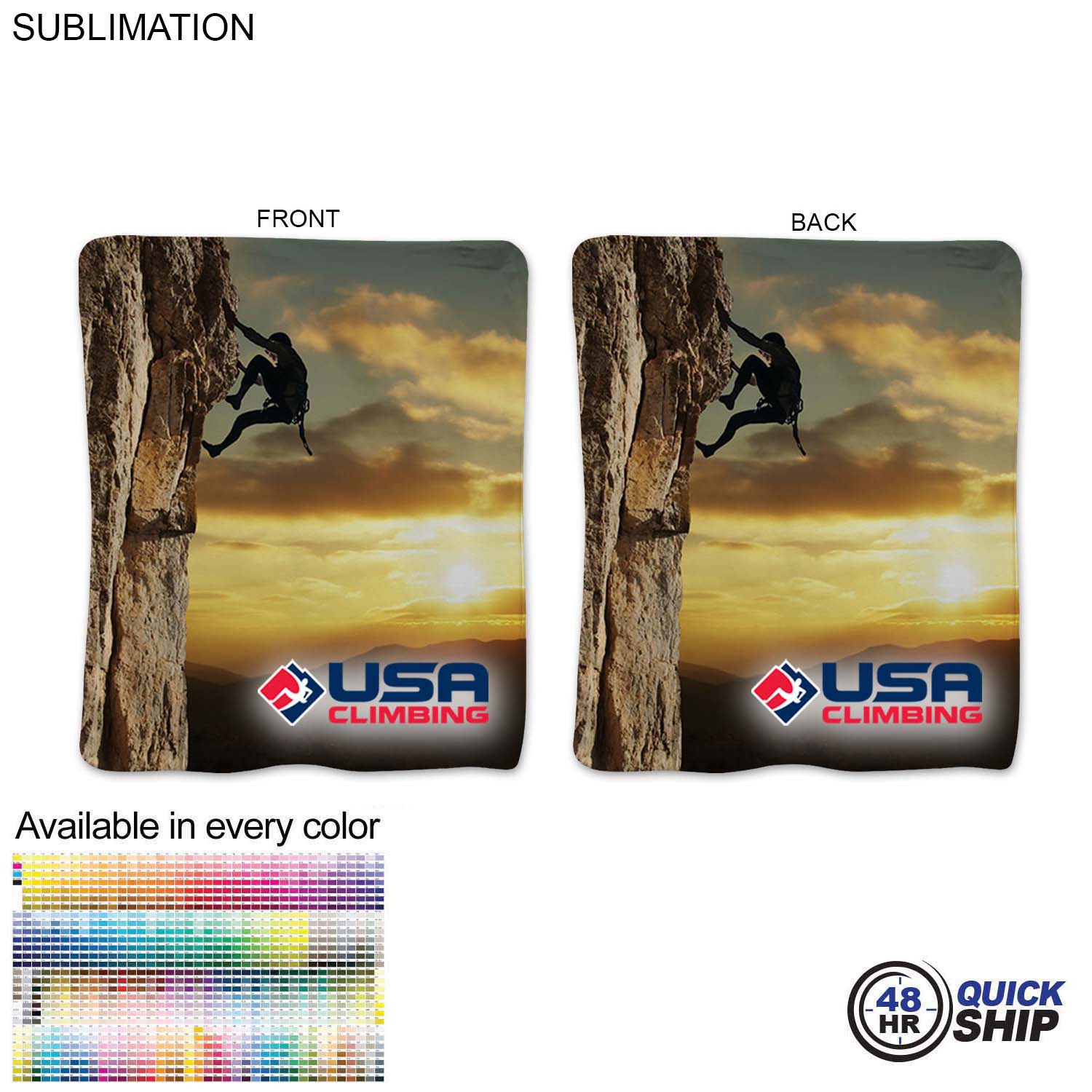 48 Hr Quick Ship - Ultra Soft and Smooth Microfleece Blanket, 50x60, Sublimated 6