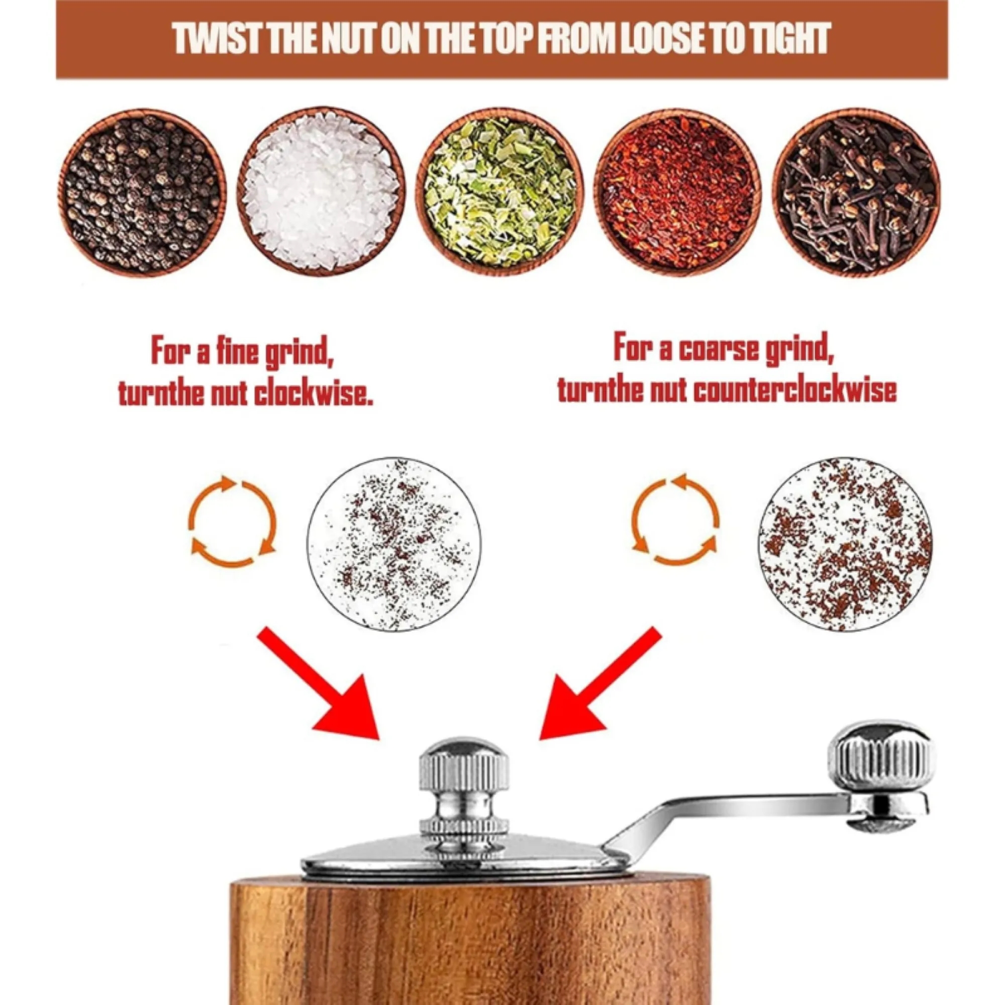 Portable Hand Shaker Grinder 2