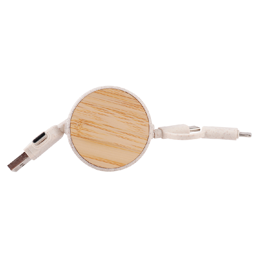 Eco-Friendly Retractable Cable with Type-C/USB 4