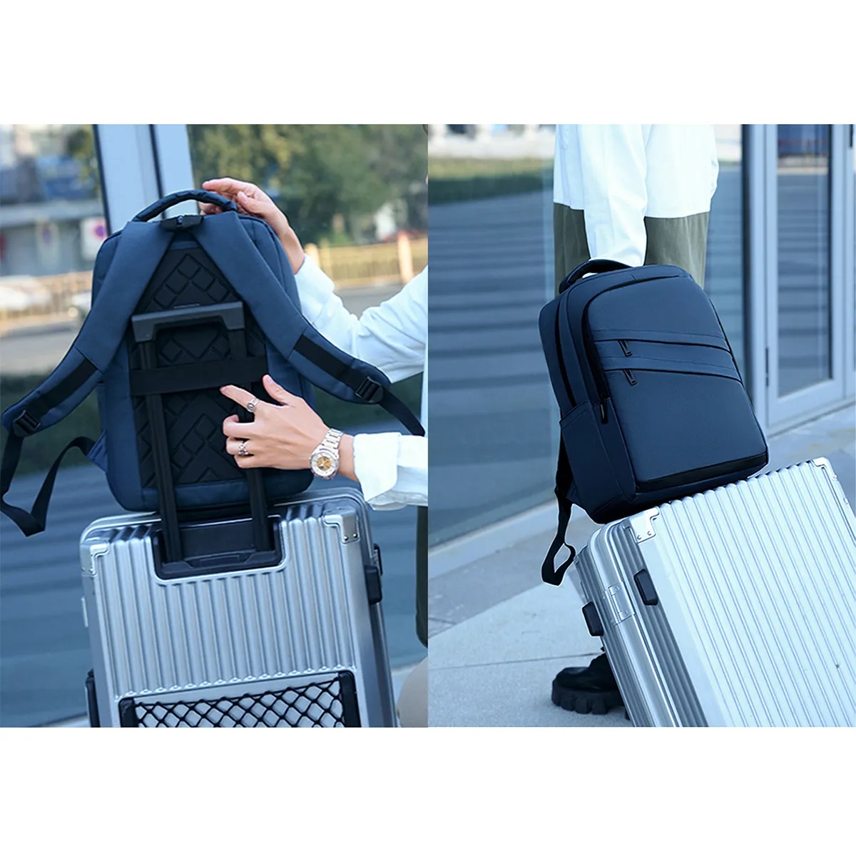 20 L Waterproof Business Laptop Usb Charging Travel Backpack 5