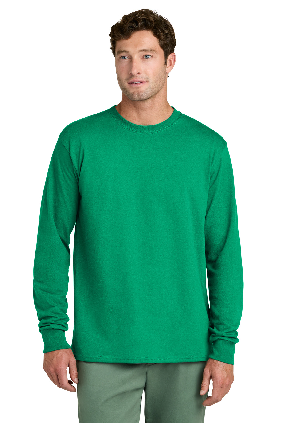 Port & Co Long Sleeve Core Cotton Tee. PC54LS 177
