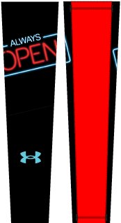 UA Compete Unisex Arm Sleeve, custom athletic wear with logo imprint 8
