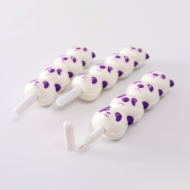 2 in 1 Squishy Pandas Ball Pen and Squeeze Toy 2