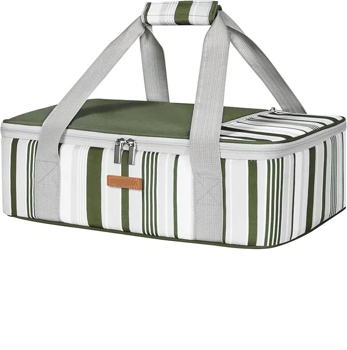 Insulated Casserole Carrier for Hot or Cold Food 17