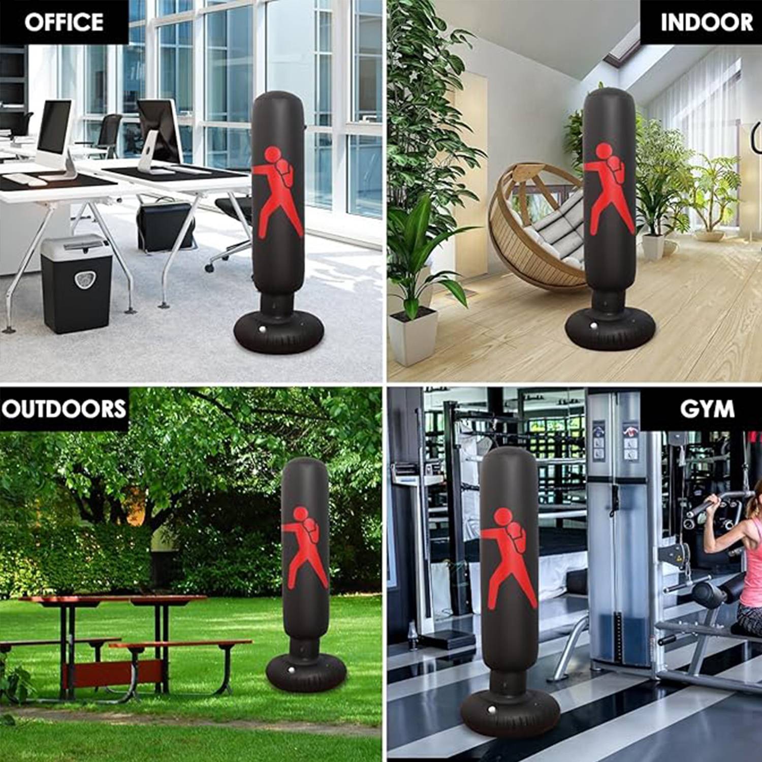 Custom Inflatable Standing Punch Bag Tumbler Boy 1