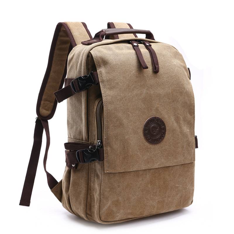 Vintage Canvas Backpack for Men Women 7